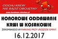 Grudniowa zbiórka Krwi w Kosakowie - Sobota 16.12.2017